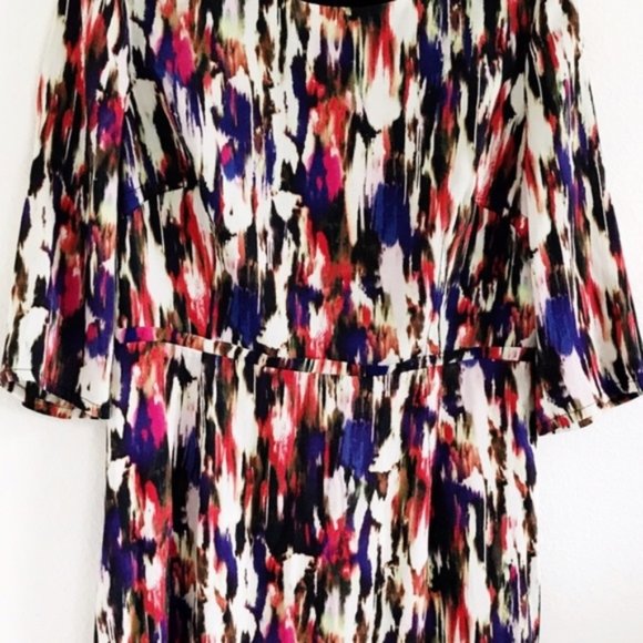 French Connection geometric colorful pattern dress - Picture 4 of 7